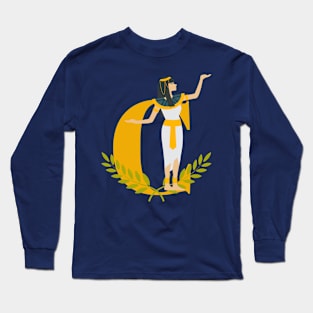 Embrace the allure of Cleopatra - where beauty meets power. Long Sleeve T-Shirt